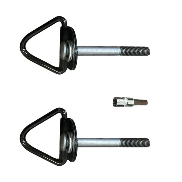 Fit Tacoma NO-RATTLE V-Ring Bed Tie Downs