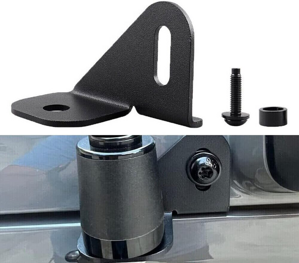 Front Driver CB Antenna Mount Bracket For Jeep Wrangler JL JLU TJ Gladiator JT