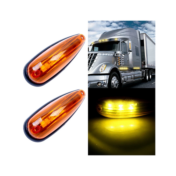 For 2011 International Harvester LoneStar 10.8L 2x Yellow Side Marker Light
