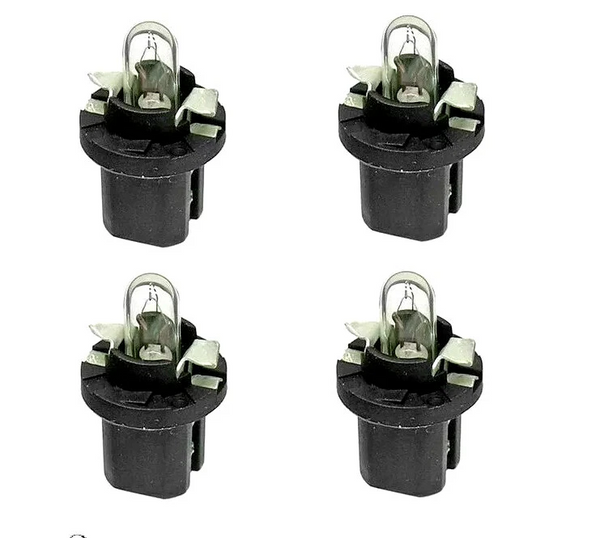 Porsche 944 928 968 Instrument Dash Bulb 12V/1.2W (Black Base) - Set of 4 NEW