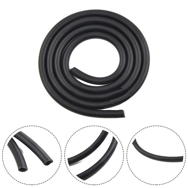 1m 5mm ID 8mm OD Motorcycle Petrol Fuel Hose Gas Oil Tube Line Engine Pipe Black