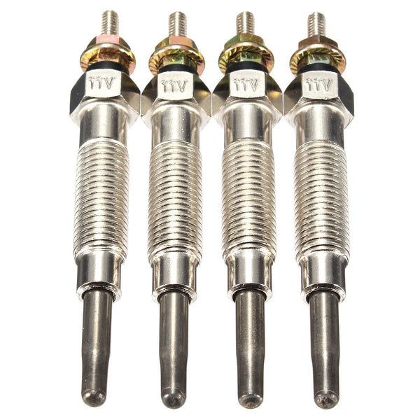 4x Glow Plug For Mitsubishi Shogun Pajero 1994-2000 2.8 4M40/T Replacement
