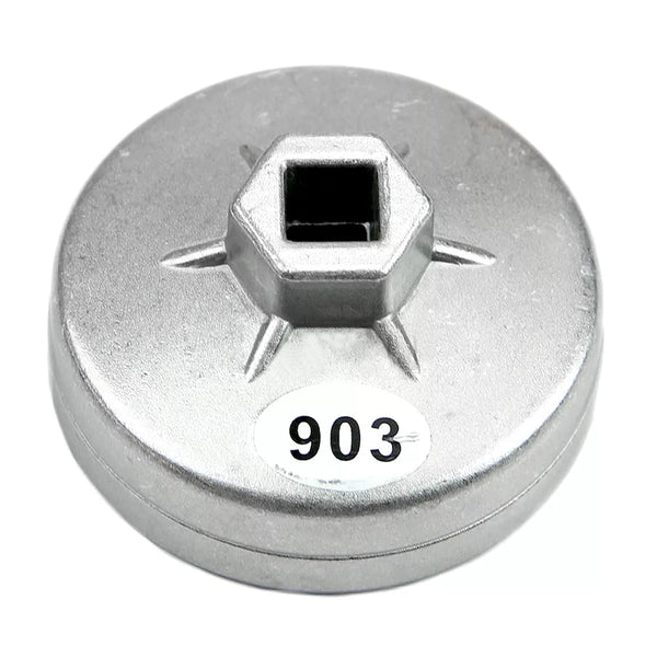 Aluminum 74mm 14 Flute Oil Filter Wrench Socket Remover Tool Universal