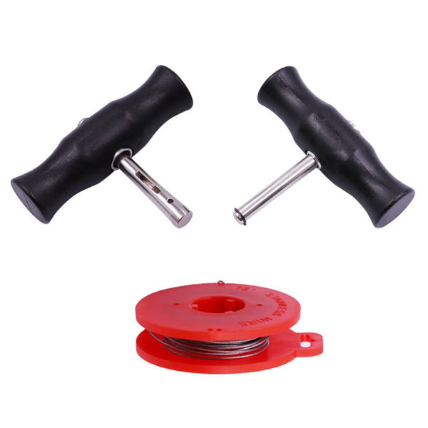 Car windshield removal tool windshield window glass cutting line + handle kits