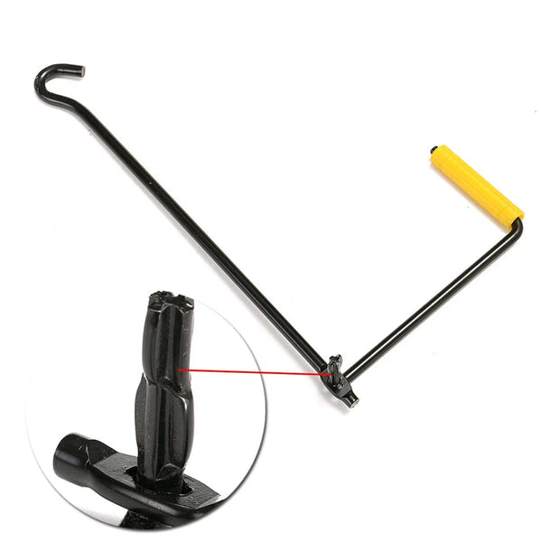 Car for Scissor Jack Steel Garage Tire Wheel Lug Wrench Crank Handle Lift Tool