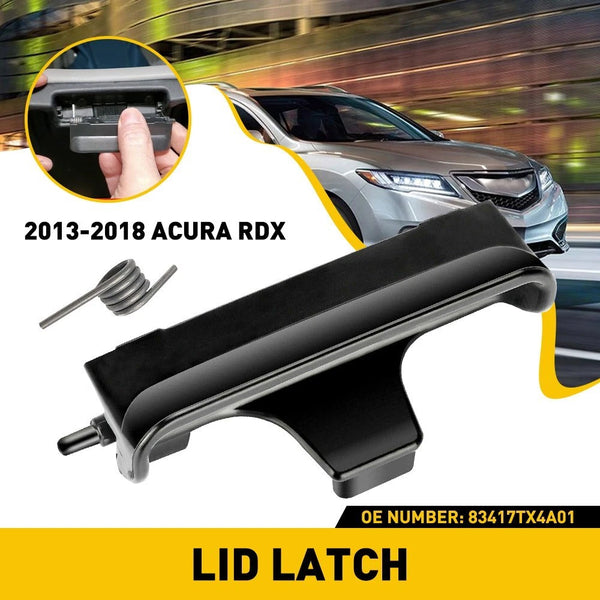 Fit 2013-18 Acura RDX Center Console Lid Armrest Latch Lock Black 83417TX4A01 EA