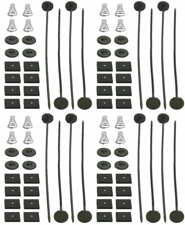 ELECTRIC RADIATOR FAN TIE STRAP MOUNTING KIT 4 PACK ZIP TIES STRAPS TABS SPRINGS