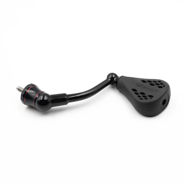 63mm Spinning Handle with TPE Black Knob 35mm Compatible for Shimano Stradic FL FM Stella Vanford Vanquish Nasci
