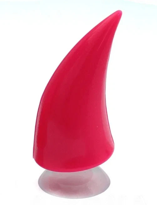 Motorcycle Helmet Devil Horn & Sucker Decoration Accessories(PINK)