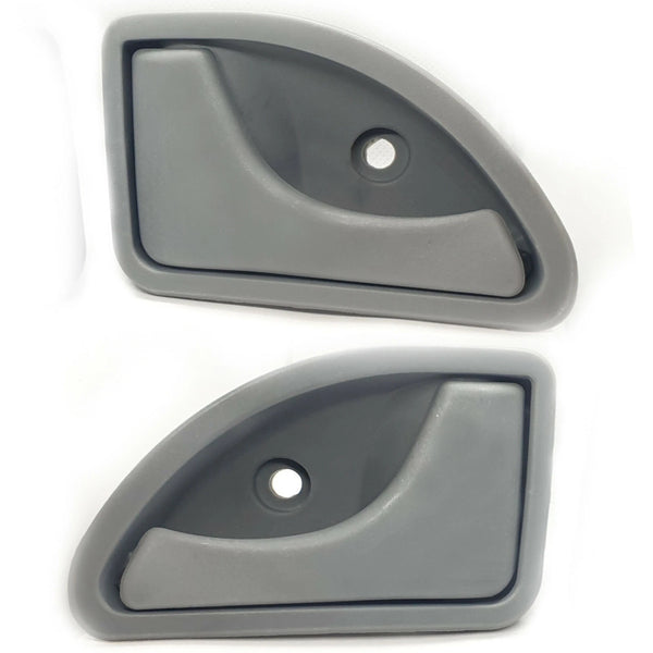 2x for Renault Kangoo Twingo door handle inside front left & right gray