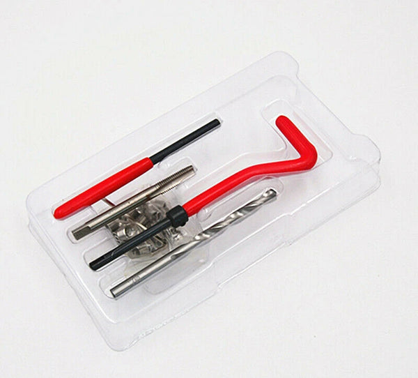 25Pc Thread Repair Insert Kit Helicoil Car Pro Coil Tool US M6x1.0x8.0MM