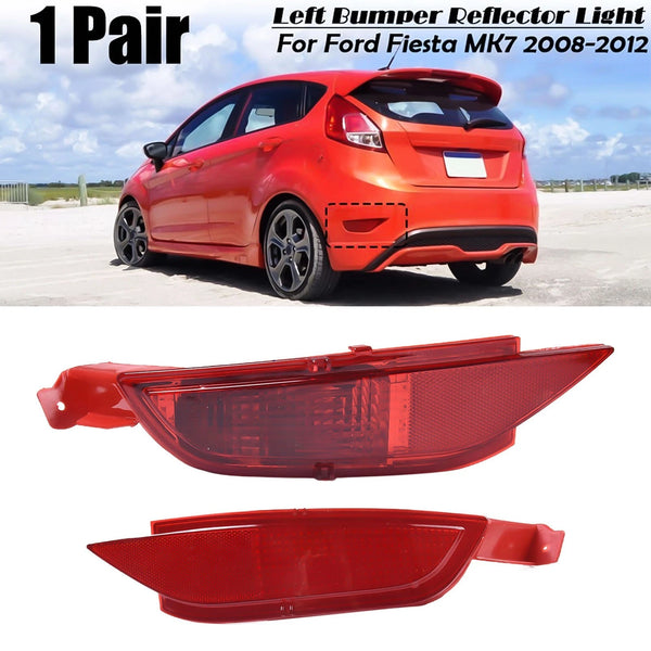 Easy Installation Car Rear Bumper Reflector Fog Light for Ford Fiesta MK6 MK7