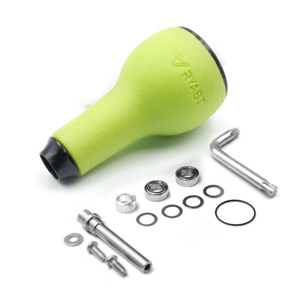 TPE Green Knob 27mm Compatible for Shimano Daiwa Spinning & Baitcasting Reel G