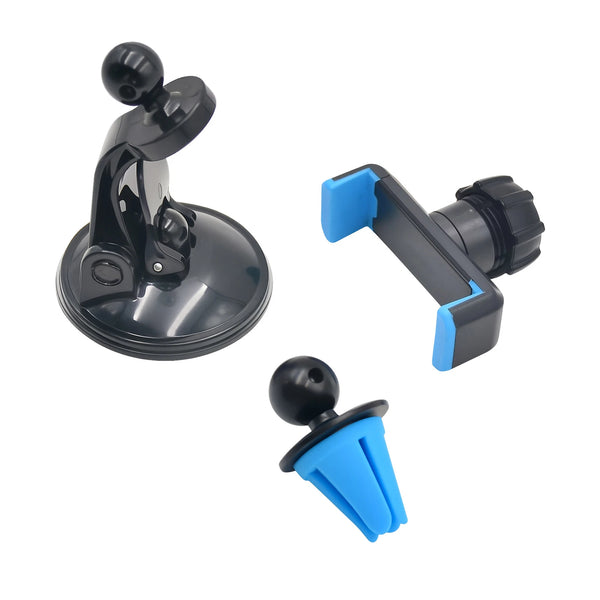 Car Phone Vent Mount Air Outlet Phone Holder 360° Rotation Bracket Snap-Type