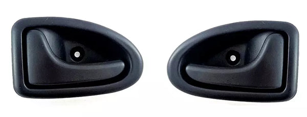 2 DOOR HANDLE INSIDE HANDLE LEFT RIGHT RENAULT CLIO II SCENIC I 99-03 BLACK