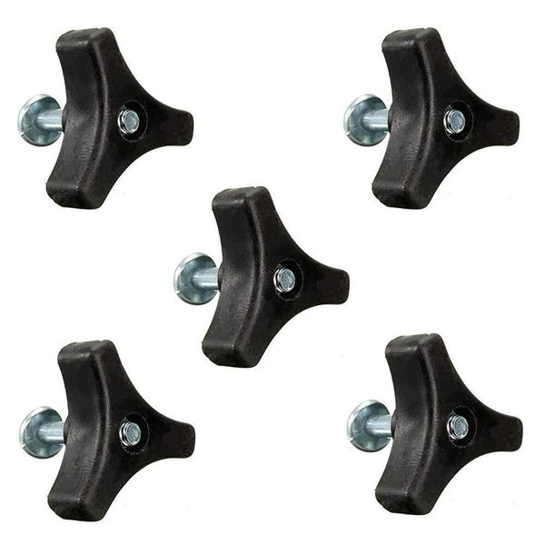 5 Pack Triangle Handle Knob Screw Bolt Fit for Honda Lawn Machine/Lawn Mower