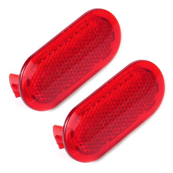 2X Red Door Panel Warning Light Reflector Fits VW Beetle Caddy Polo 6Q0947419